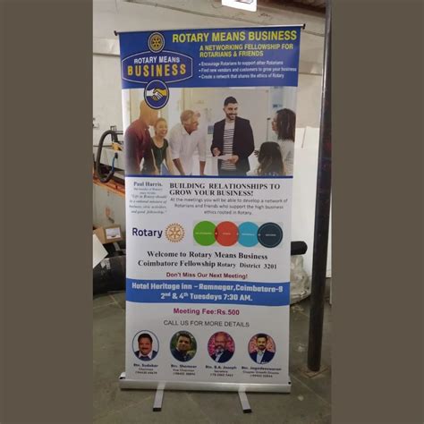 Roll Up Standee - Rollup Display Standee Manufacturer from Coimbatore