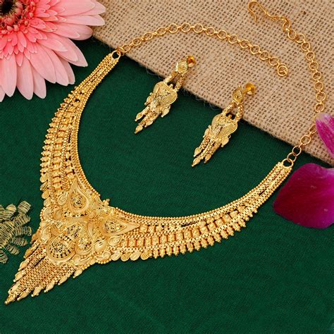 24 Carat Gold Necklace Design