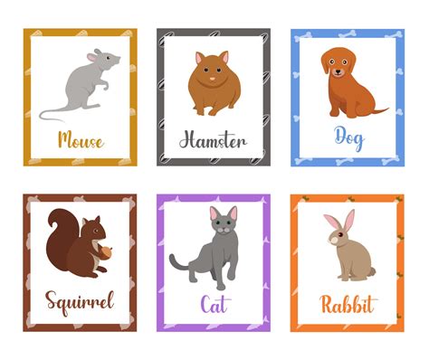 Animal Flash Cards - 10 Free PDF Printables | Printablee