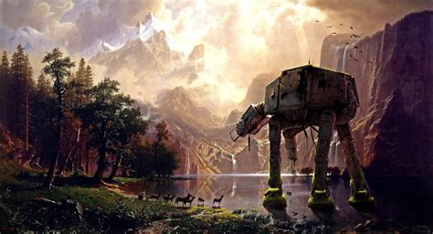 Star Wars, AT AT, Nature, Comic Art Wallpapers HD / Desktop and Mobile ...