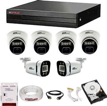 HIKVISION DS-2CD1341-I (4MP) POE IP Dome Camera(White) Security Camera ...