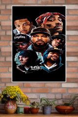 American Rapper Tupac Shakur Poster | Music Posters – The Poster Valley