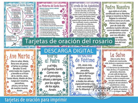 How To Pray The Rosary In Spanish Printable