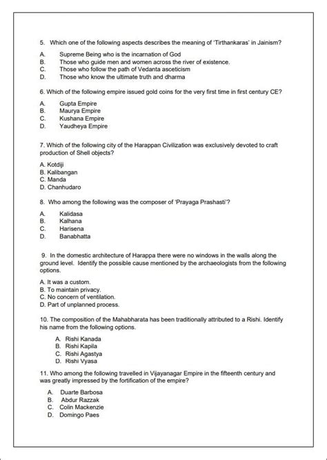 CBSE Class 12 History sample paper in MCQ format with solutions - India ...