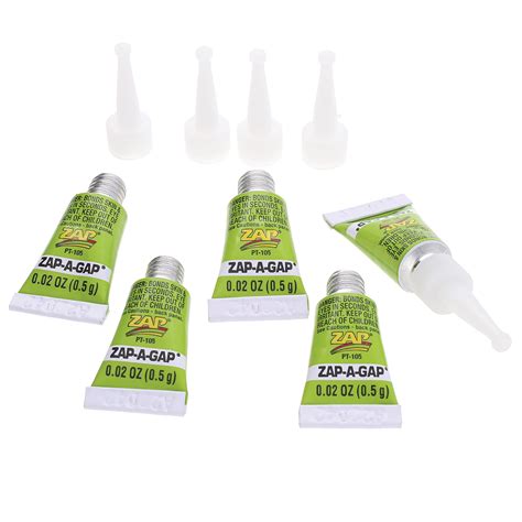 Buy The Beadsmith Zap-A-Gap Glue – 5 Pack, Single Use .01 fl. oz tube ...