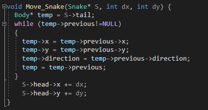 Python Snake Moving 的图像结果