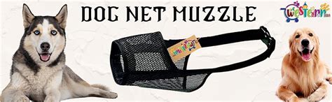 Western Era Strap Safe Net Wire Muzzle for Pet Safety Collar for Anti ...