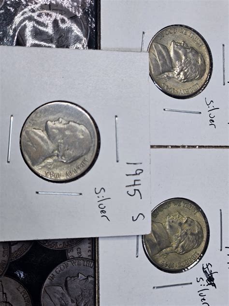 1945 PDS Jefferson Nickels War Nickels, Silver ~Year Set~ | eBay