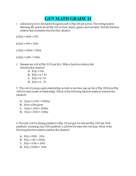 Image result for Genmath 11 Q1 Module 1