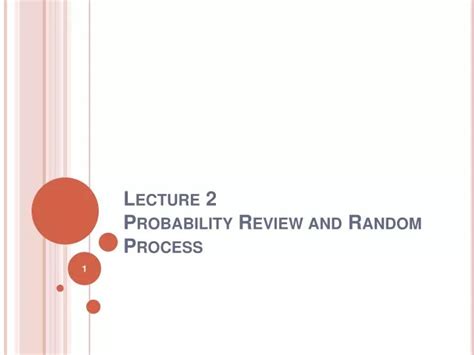 Image result for Probability and Random Process Lecture