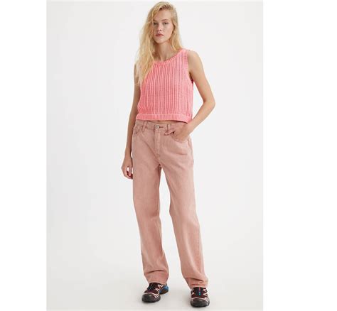 501® ‘90s Women's Colored Denim Jeans - Red | Levi's® US