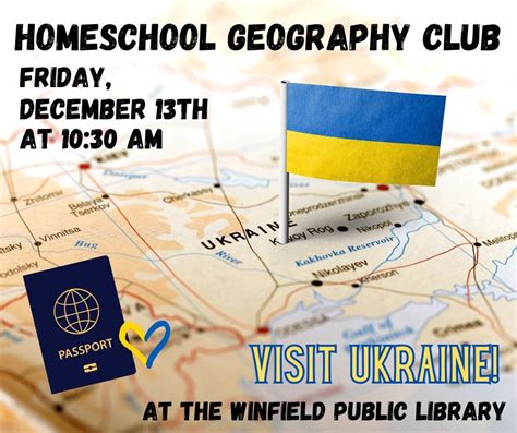 Homeschool Geography Club--Ukraine at the Winfield Public Library, 185 ...
