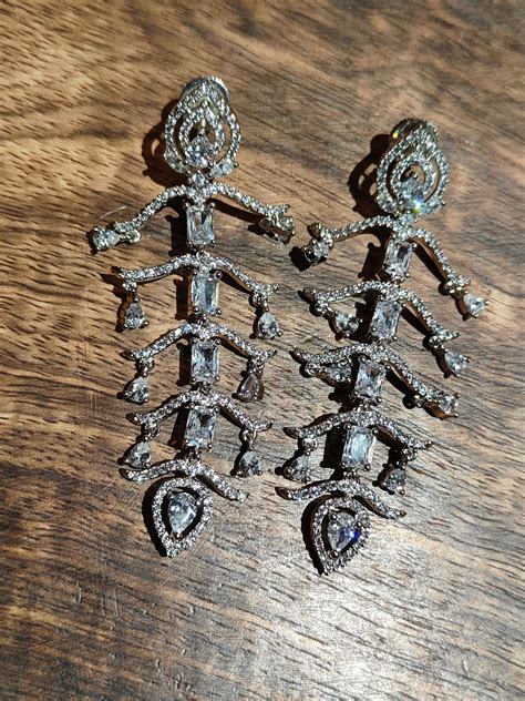 Buy Designer & Bridal AD Earrings Online at Omsons Bridal Store – Om ...