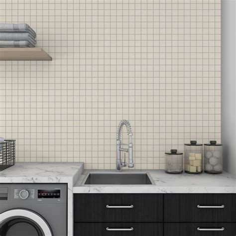 Daltile Keystones Biscuit 12-in x 24-in Matte Porcelain Mosaic Floor ...