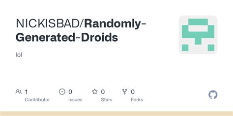 Image result for Random Generated Driods