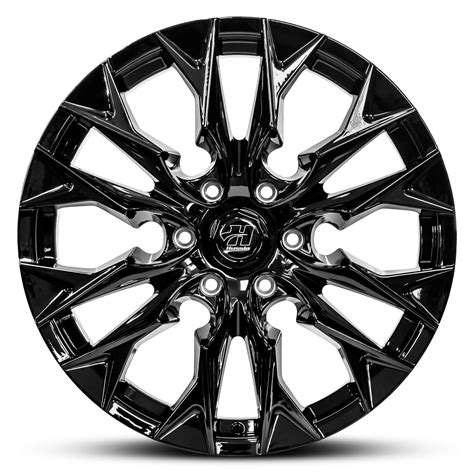 ford ranger next gen hussla phantom gloss black wheel #20006