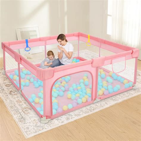 Dripex Baby Playpen with Gate, Anti-Fall, Visible India | Ubuy