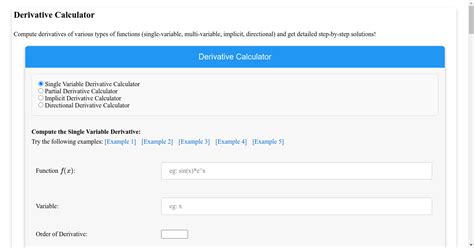 Image result for How to Use Derivative Calculator