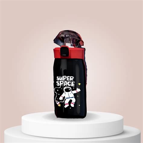 ITSIN Insulated Sipper Bottle for Kids Cartoon Water Bottle Hot and ...