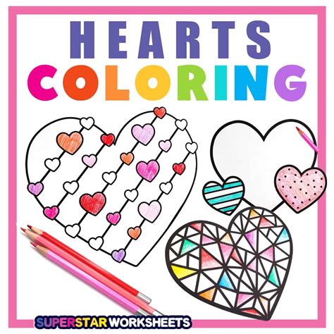 Heart Shapes Coloring Pages