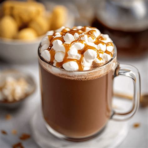 Perfect Creamy Salted Caramel Hot Chocolate - Things Cook