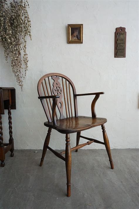 the 1800s. イギリス ホイールバックアームチェア fb2-22 | old ship (オールドシップ)