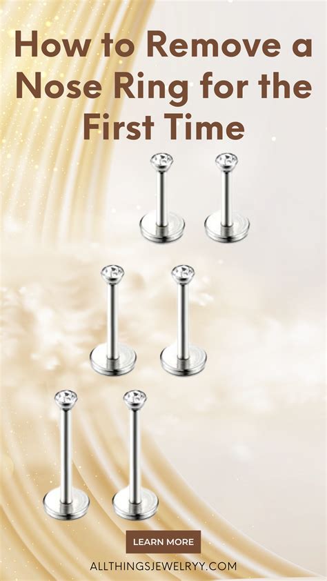 Stuck trying to remove your nose ring or put it back in? Find out how ...