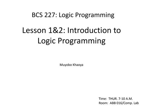 Image result for Logic programming Introduction