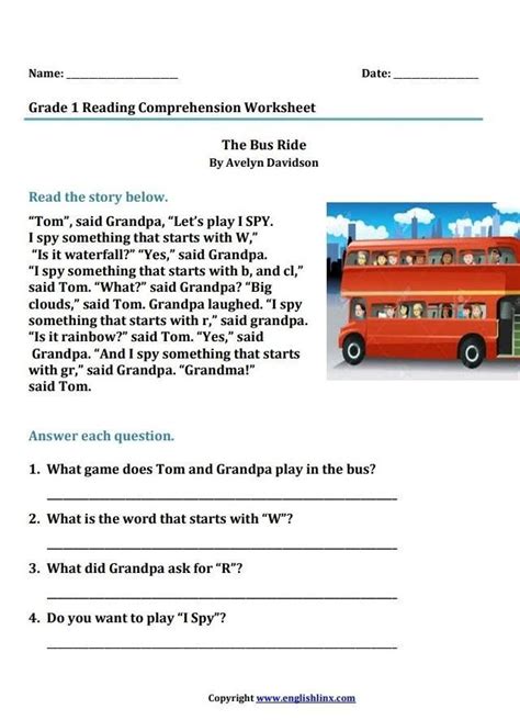 the first bus reading comprehension - Brainly.in