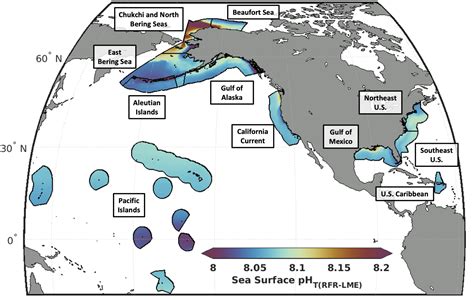 New ocean acidification maps of U.S. waters - NOAA Research