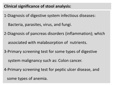 Image result for Stool Analysis Procedure