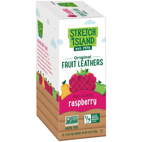 Stretch Island Fruit Leathers, Raspberry, 30 Ct - Walmart.com