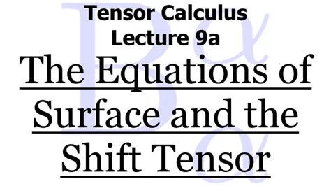 Image result for Tensor Calculus Examples