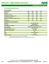 DMS Digital MEMS Inclinometer Datasheet - Jewell Instruments - PDF ...