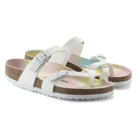 Buy White Mayari Vegan Birko-Flor Nubuck Online in India - BIRKENSTOCK