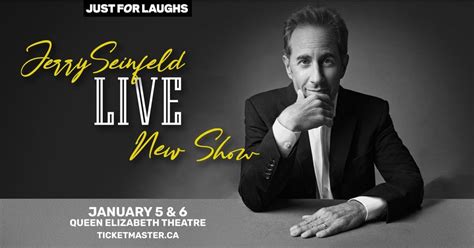 Jerry Seinfeld Live, Queen Elizabeth Theatre, Vancouver, January 6 2024 ...