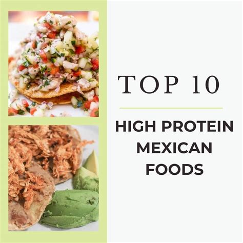 Top 10 High Protein Mexican Foods for Balanced Meals - Nutrition con ...