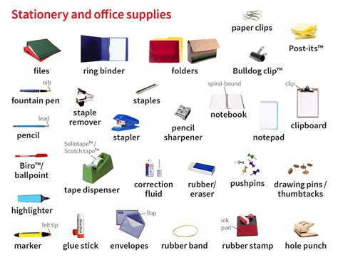 Stationery Words and Pictures 的图像结果