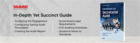 Buy Taxmann's Handbook on Secretarial Audit – In-depth yet succinct ...