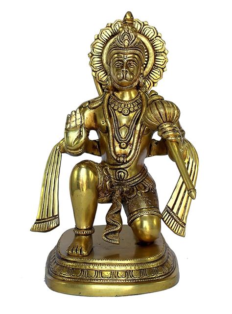 Buy eSplanade Brass Hanuman Anjaneya Pavan Putra Bajrangbali Maruti ...
