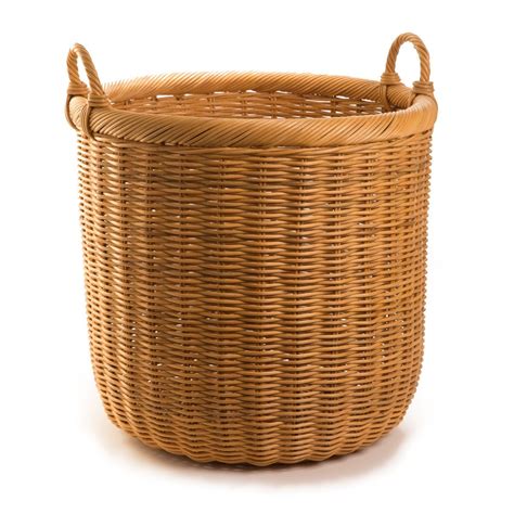 Round Wicker Storage Basket | The Basket Lady