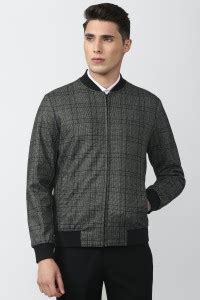 VAN HEUSEN Full Sleeve Checkered Men Jacket - Buy VAN HEUSEN Full ...