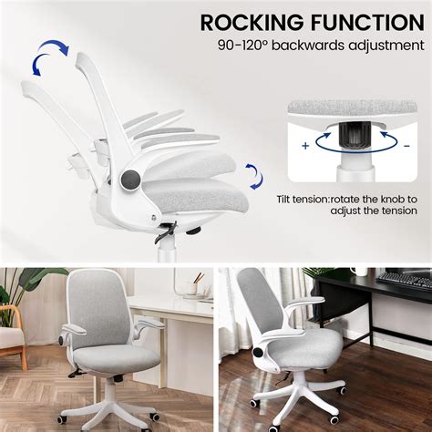 YU YUSING Desk Office Chair Flip-up Armrest Ergonomic Computer Chair 30 ...