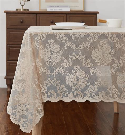 Warm Home Designs Thanksgiving Tablecloth. 60 x 84 Golden Lace ...