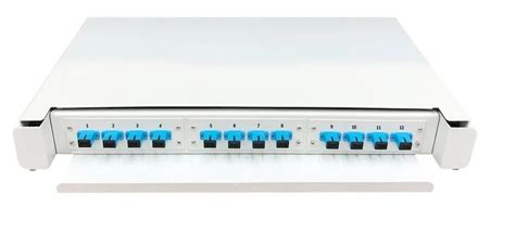 Hanutech Ftth Pigtail Loaded Fiber Patch Panel 12 Core LIU, 12 Port ...