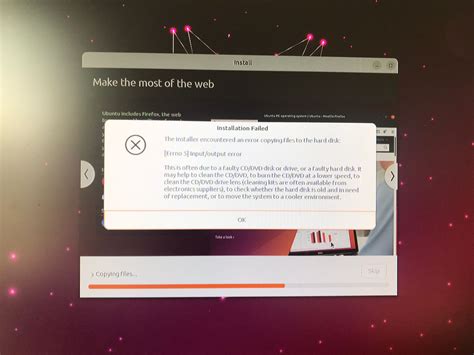 Image result for Ubuntu Install Error