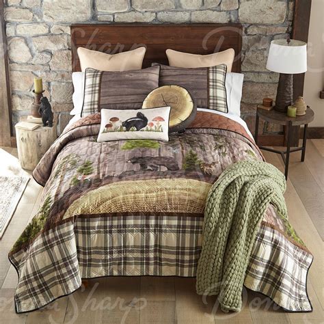 Amazon.com: Donna Sharp Wildwood Lodge Quilt Bedding Set - 3-Piece ...