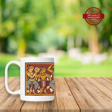 Coffee Mug - Art Collection - Santhal Dancers by Jamini Roy by Jamini ...