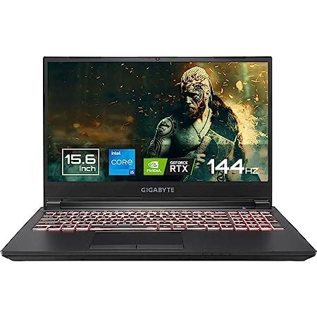GIGABYTE G5 GE-51IN213SH with 15.6" FHD 144Hz, Intel 12th Gen i5-12500H ...