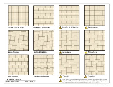Large Floor Tile Layout Patterns